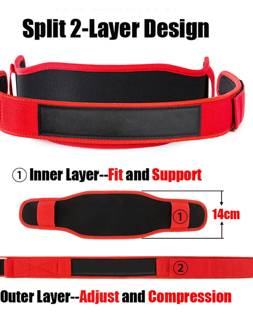 Load image into Gallery viewer, Gym Belt Bodybuilding Belts Powerlifting Weightlift Bodybuild Squat Support Waist Muscle Dumbbell Workout Crossfit Gym Equipment
